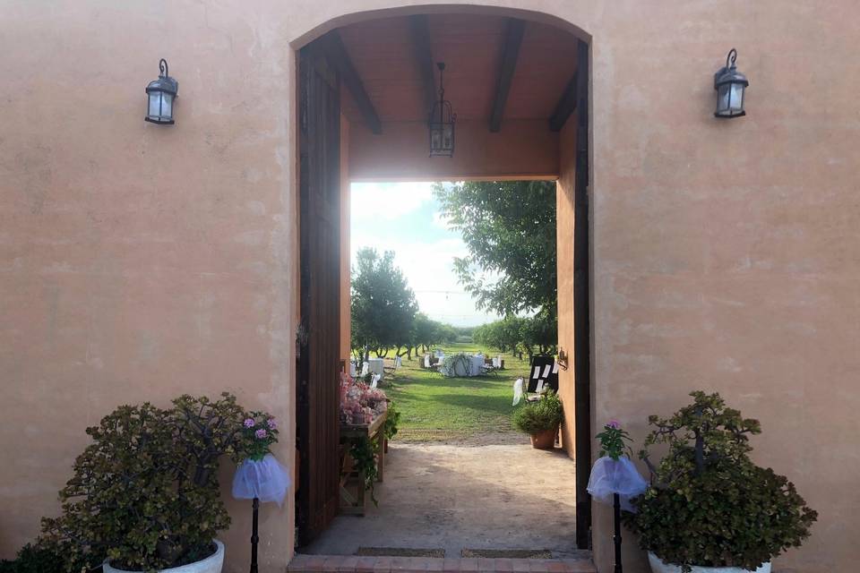 Entrada al banquete