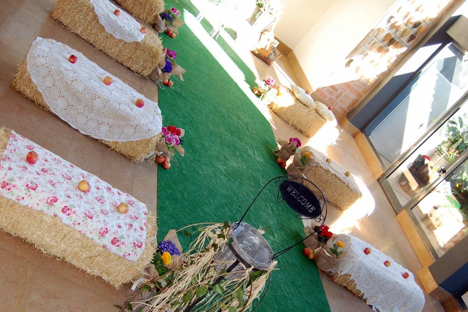 Boda en el salón la plana