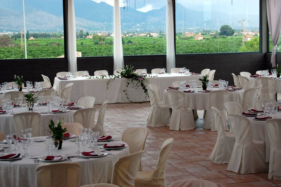 Boda en el salón la plana