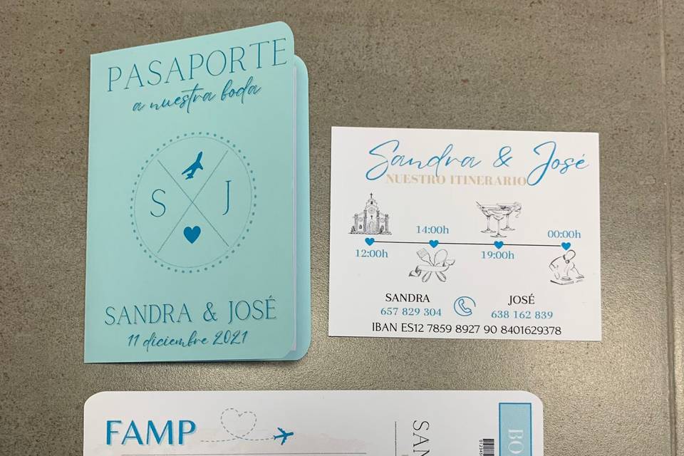 Invitación pasaporte