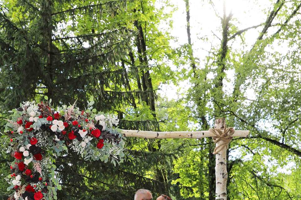 Boda en el bosque