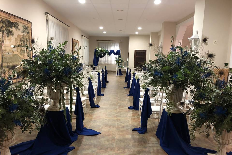 Boda civil interior