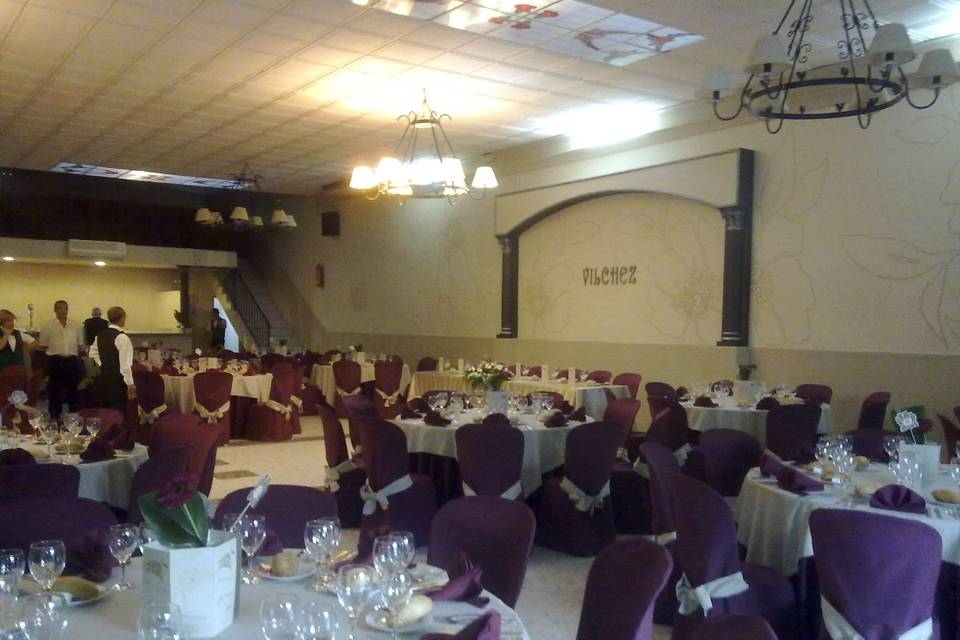 Gran salón para el banquete
