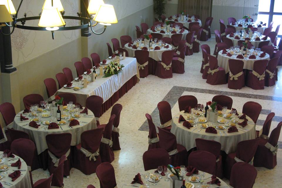 Gran salón para el banquete