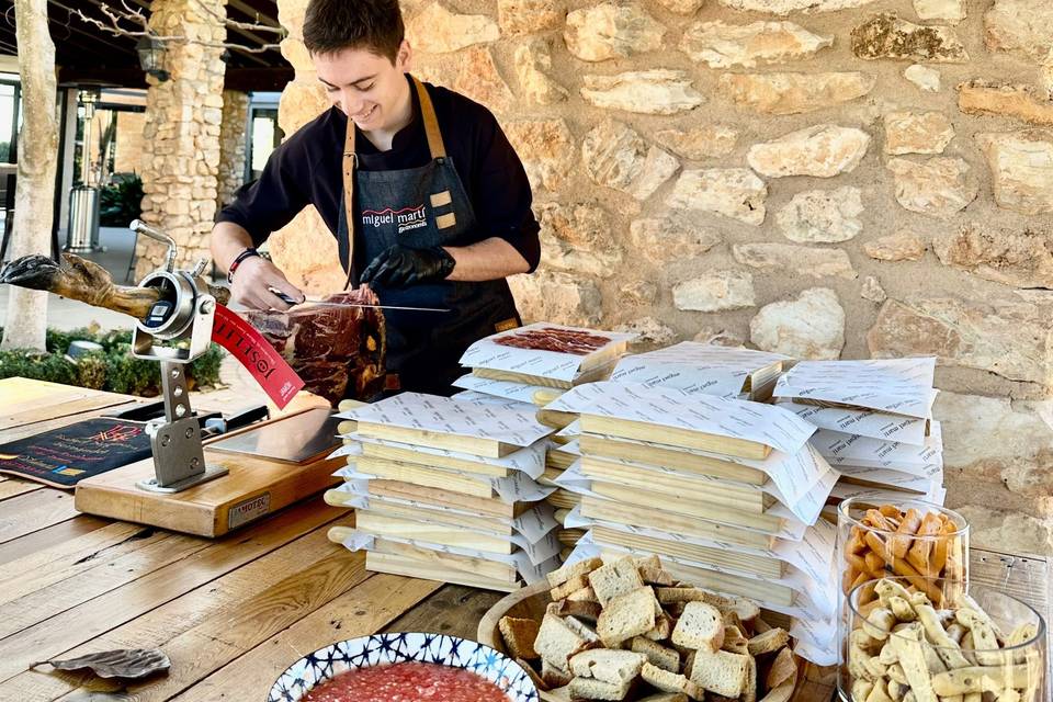 Buffet de jamón