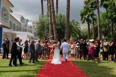 Ceremonia en el exterior