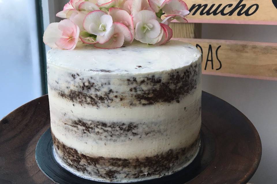 Tarta nupcial elegante