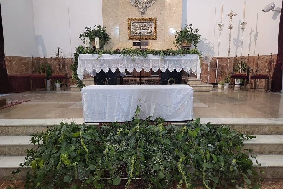 Decoración altar