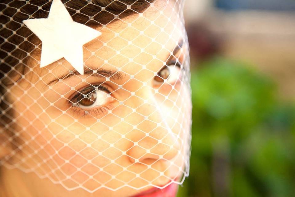 Estrella mirada en terraza