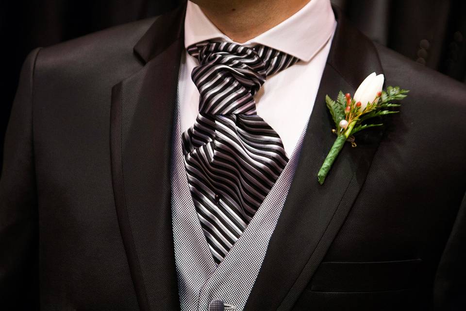 Flor y corbata