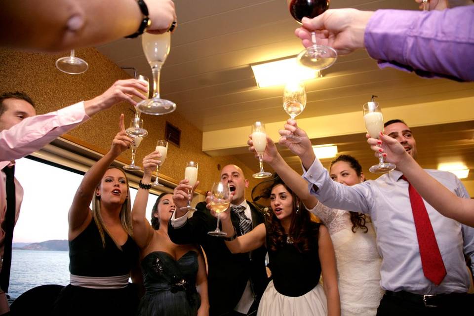 El brindis
