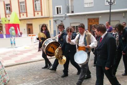 Tocando en Las Fallas