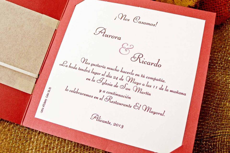 Invitaciones de boda (32729)