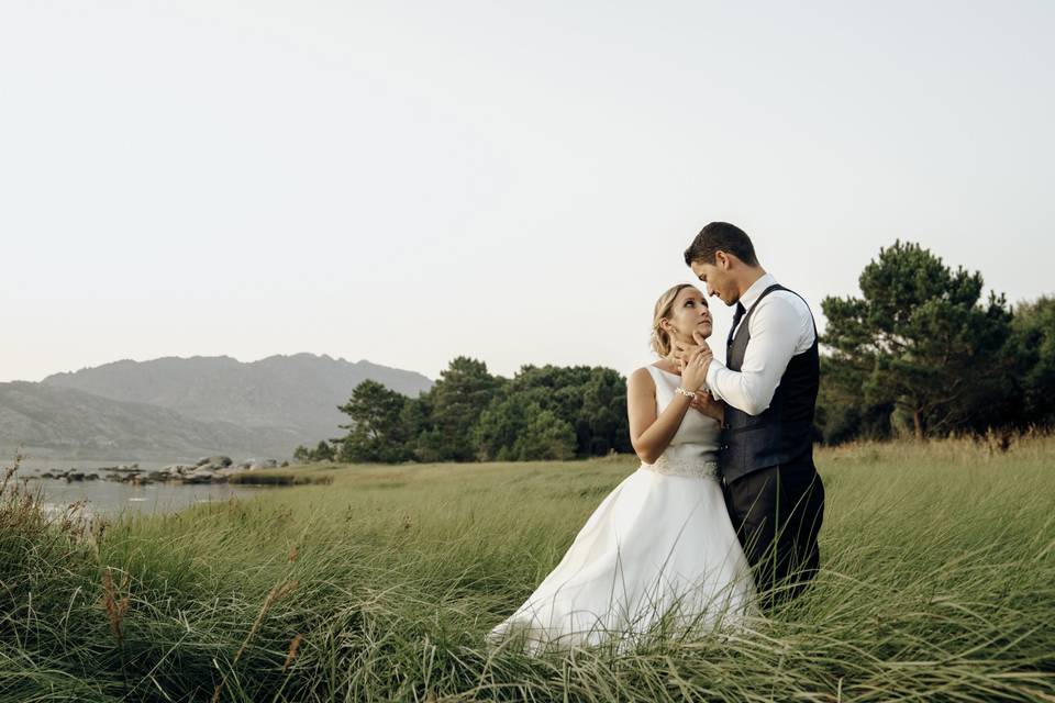 Postboda en Carnota, Galicia.