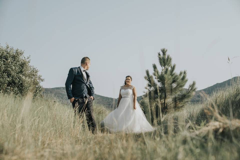 Postboda en la naturaleza