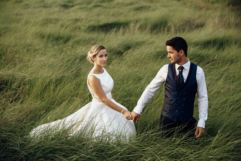 Postboda en Carnota, Galicia.