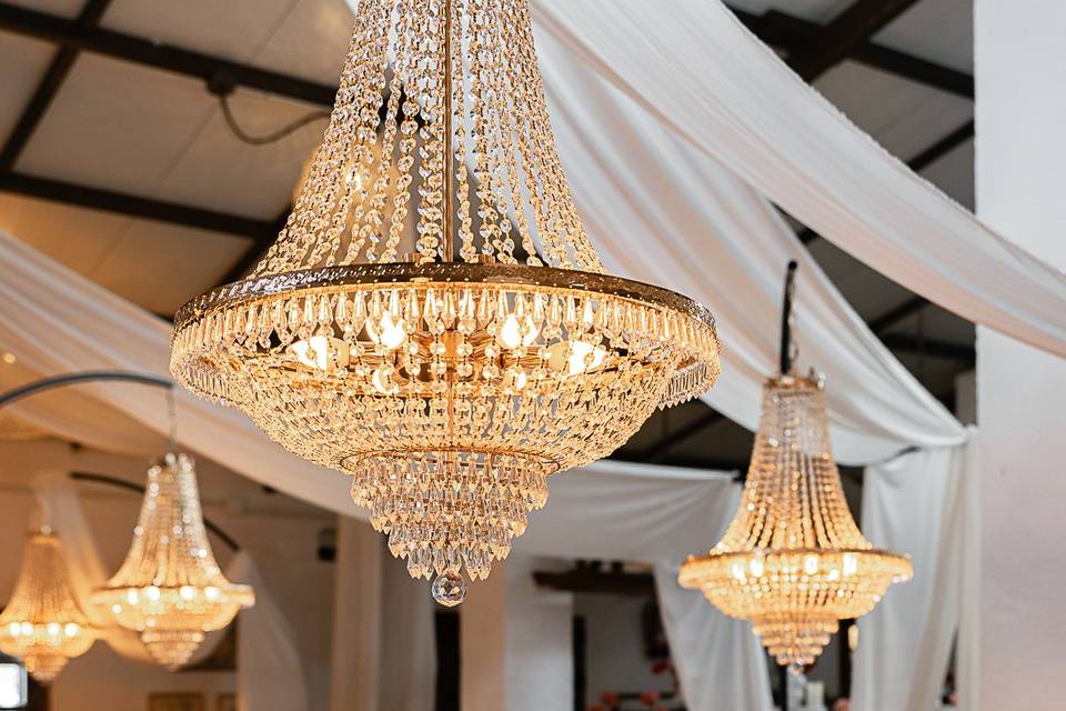Chandeliers Pera Gold