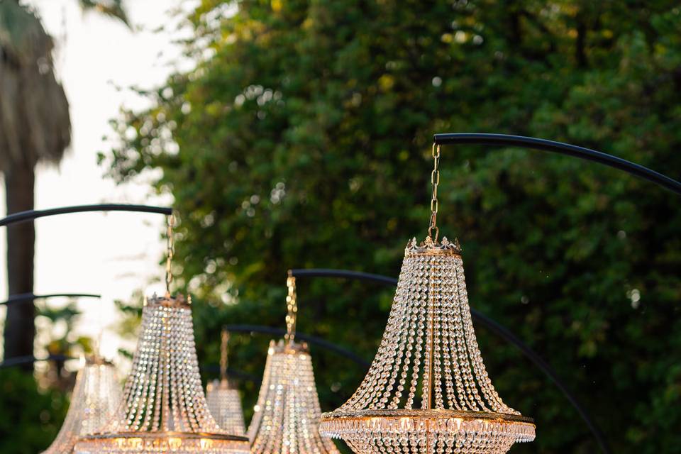 Chandeliers Pera Gold