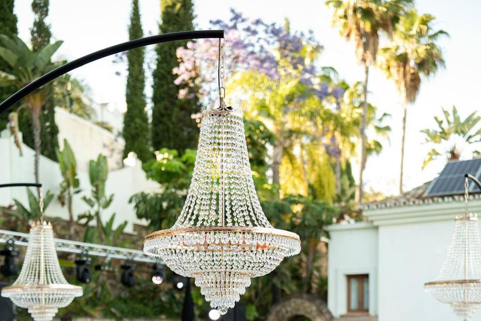 Chandeliers Pera Gold