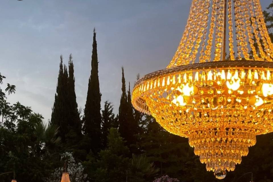Chandeliers Pera Gold