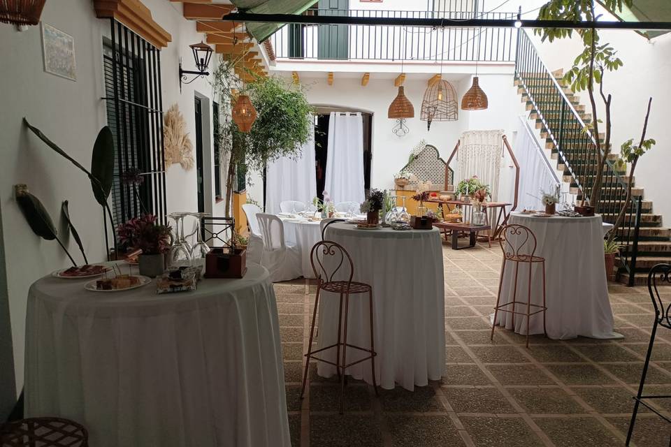 Patio tipo cóctel