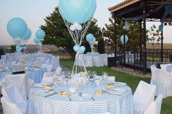 Decoración de comuniones al aire libre en Madrid