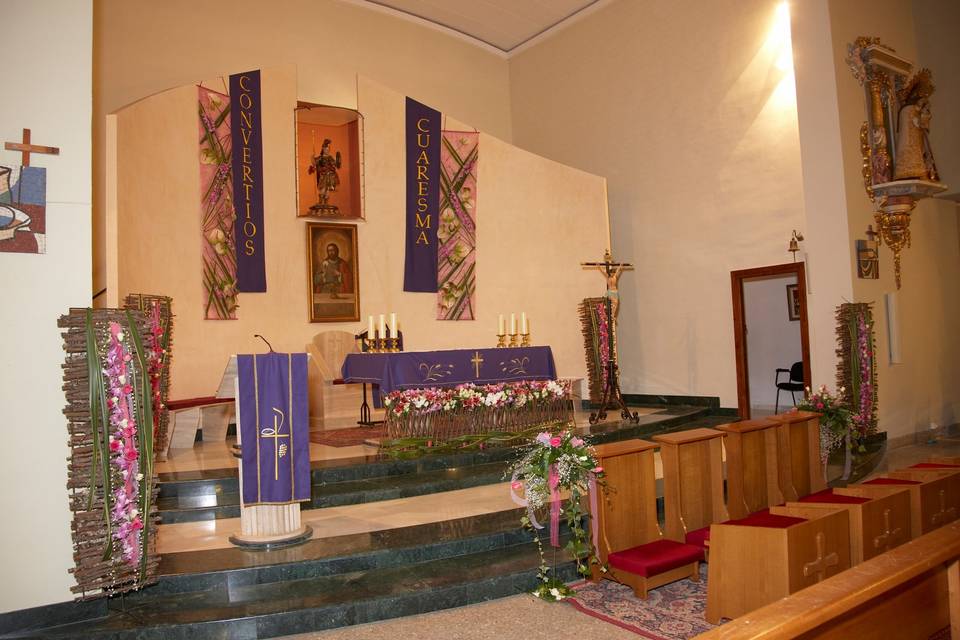 Decoración de la iglesia