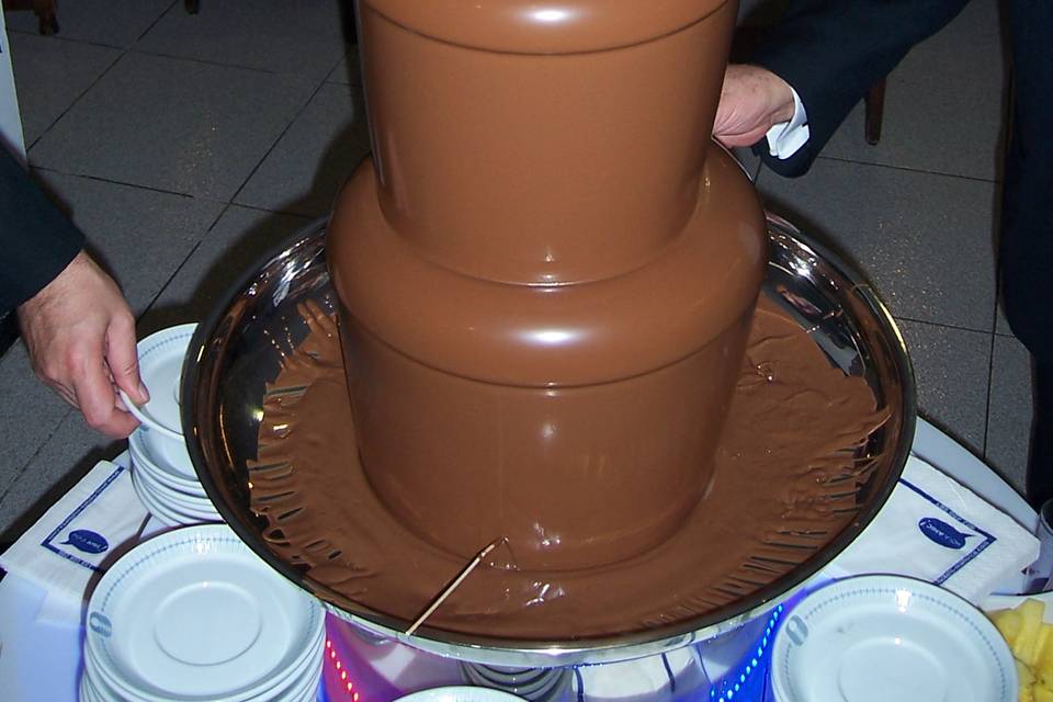 Fuente de chocolate