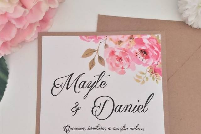 Variedad en invitaciones de boda