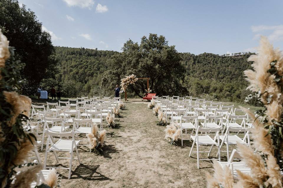 Pasillo hacia el altar