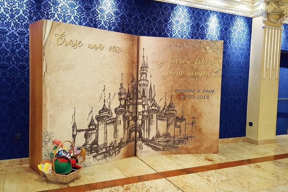 Photocall libro Disney