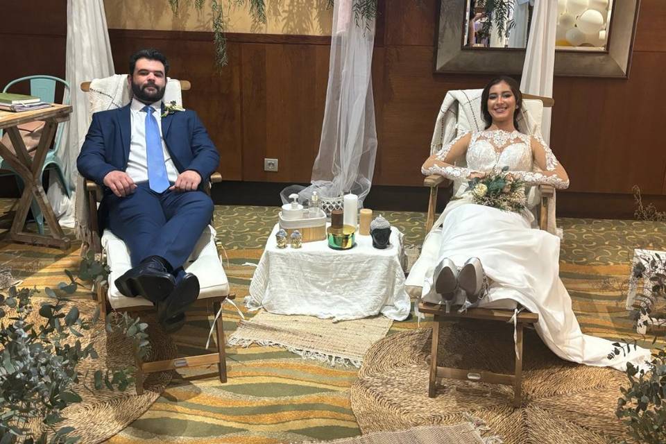 Los novios y su kit kat