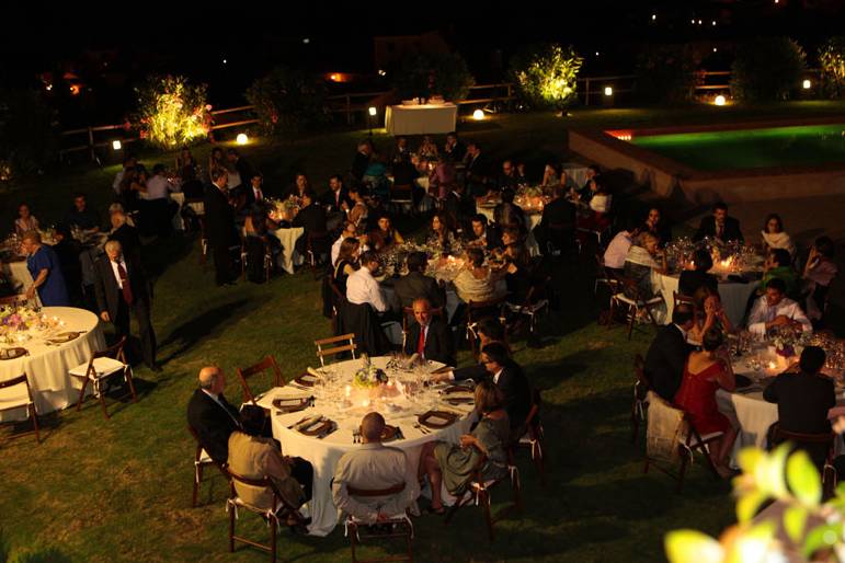 Sesión durante el banquete