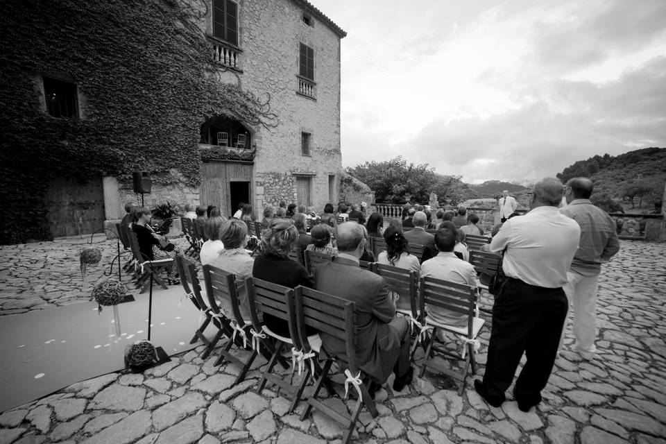 Ceremonia al aire libre