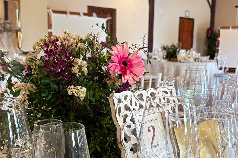 Decoración mesas