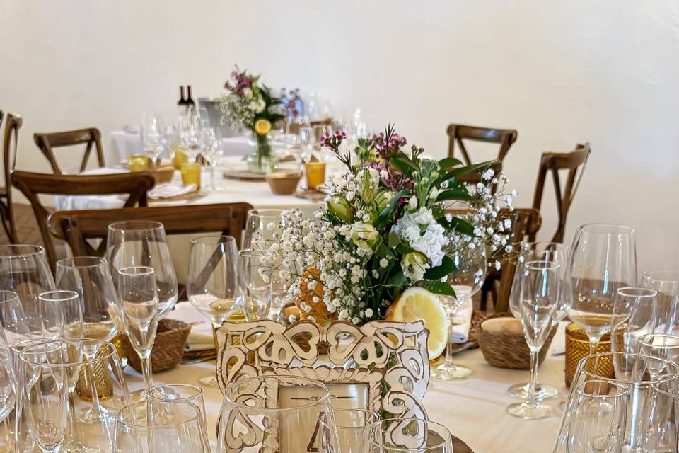 Decoración mesas