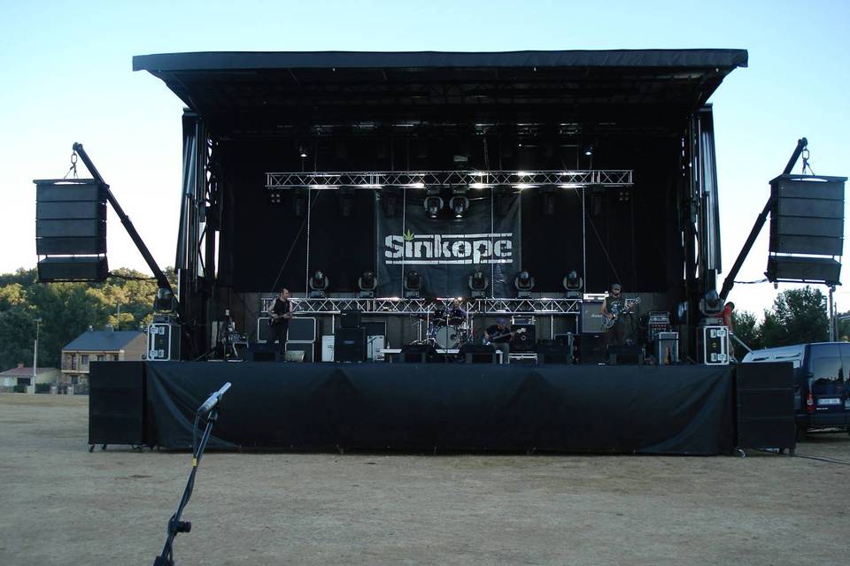 Camiones escenario