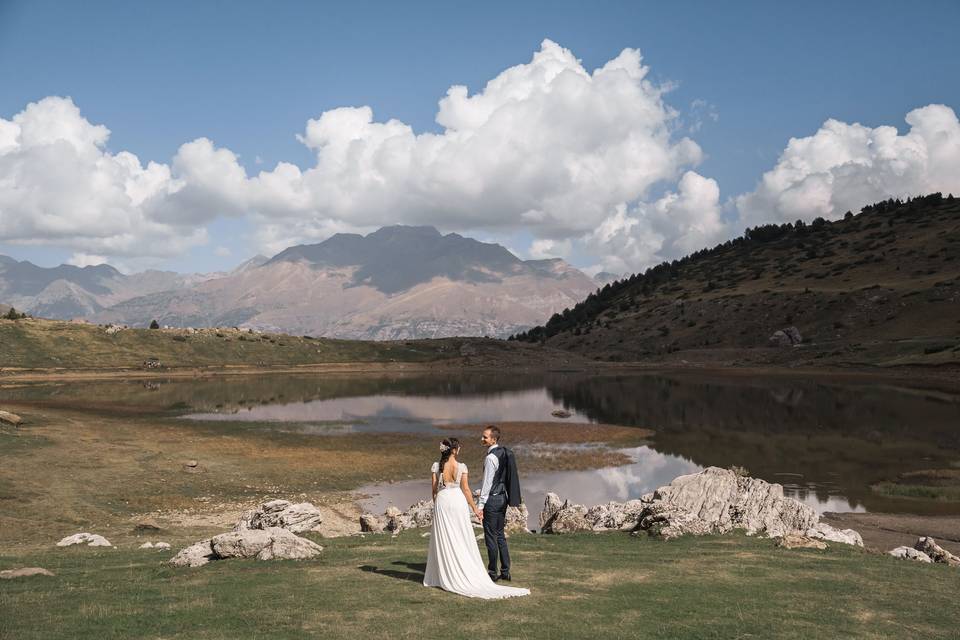 Novios en Pirineos