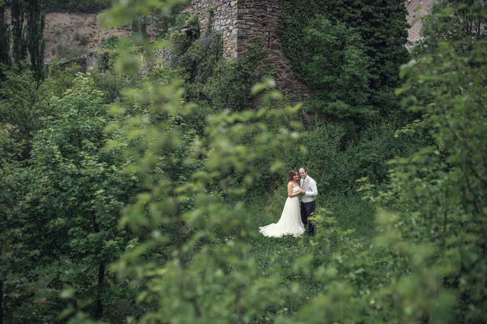 Novios en Pirineos