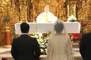 La ceremonia en la iglesia