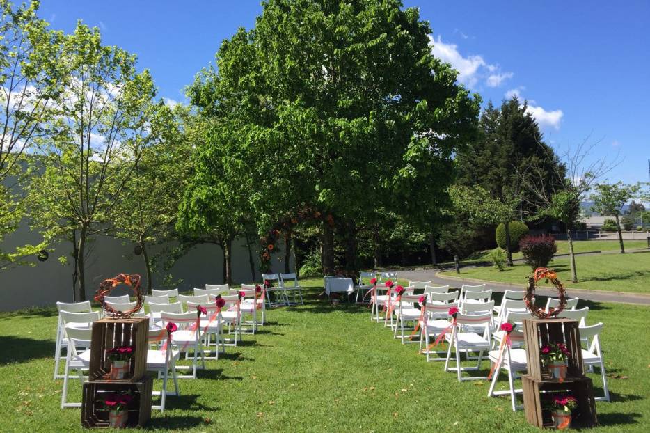 Ceremonia en jardín