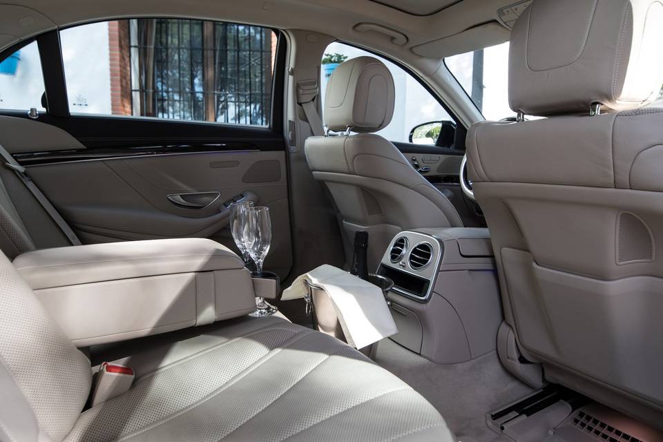 Interior del Mercedes Clase S