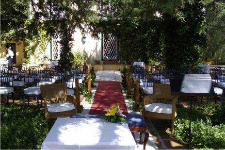 Jardín celebración boda