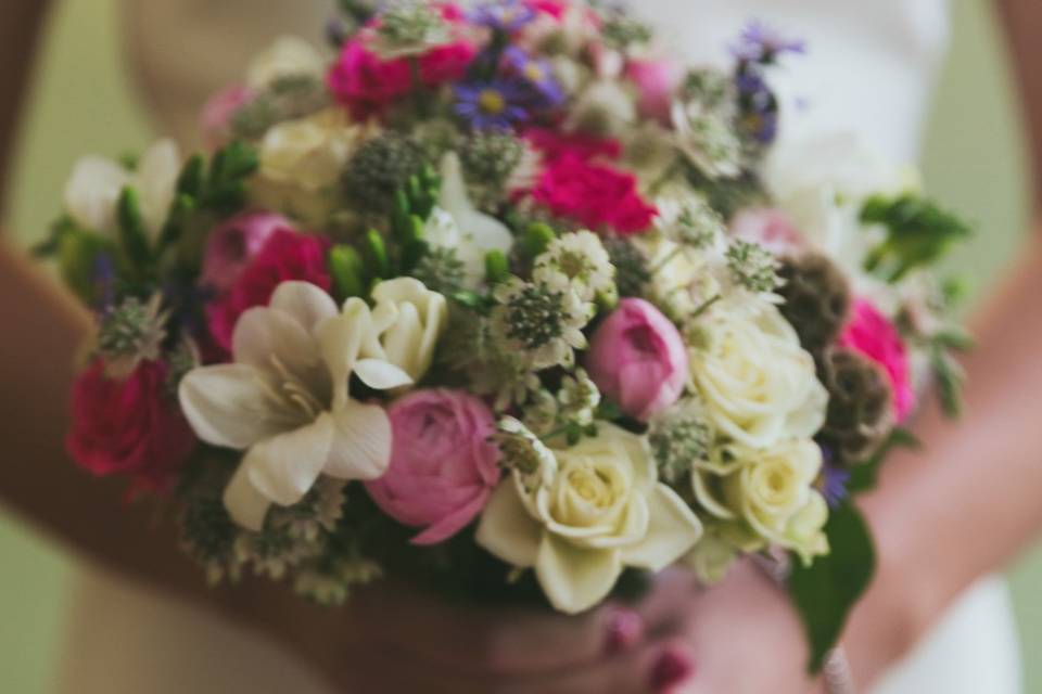 Bouquet de novia floral