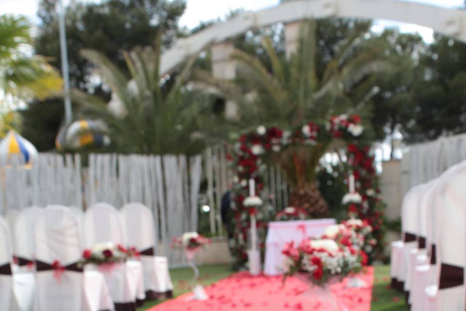 Ceremonia civil en jardín