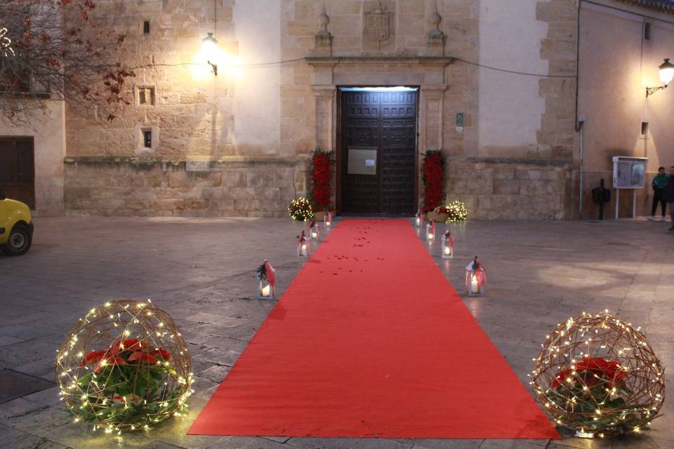 Boda de Navidad exterior