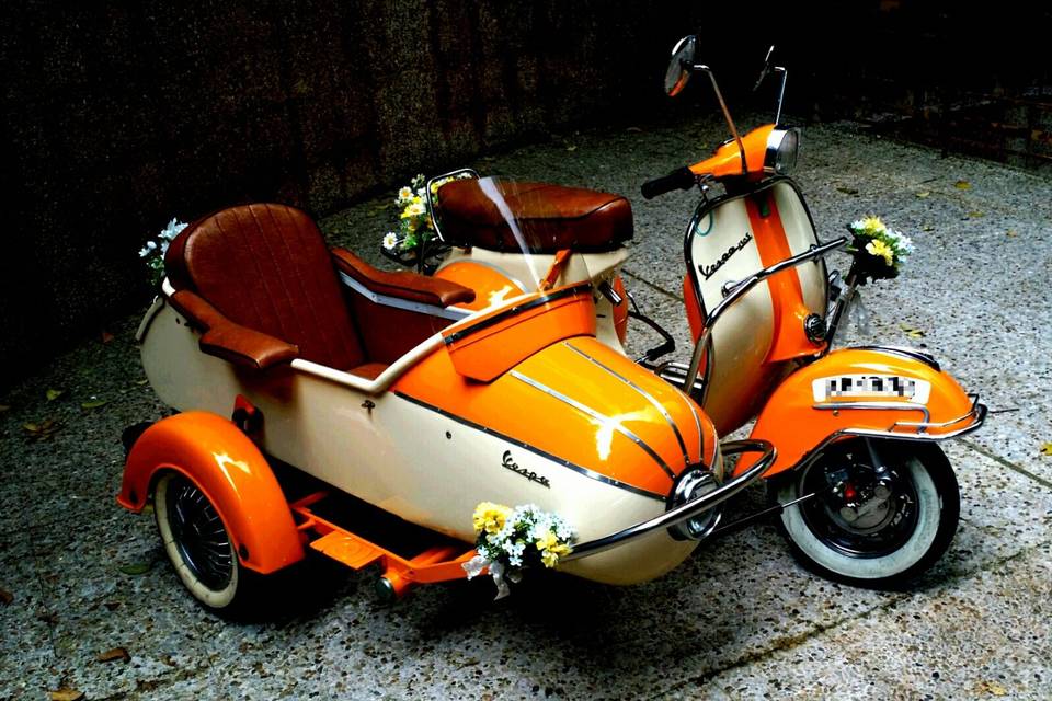 Vespa sidecar 1963