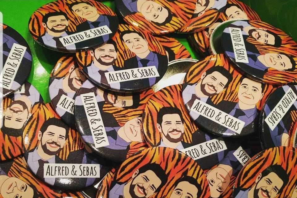 Chapas alfiler personalizadas