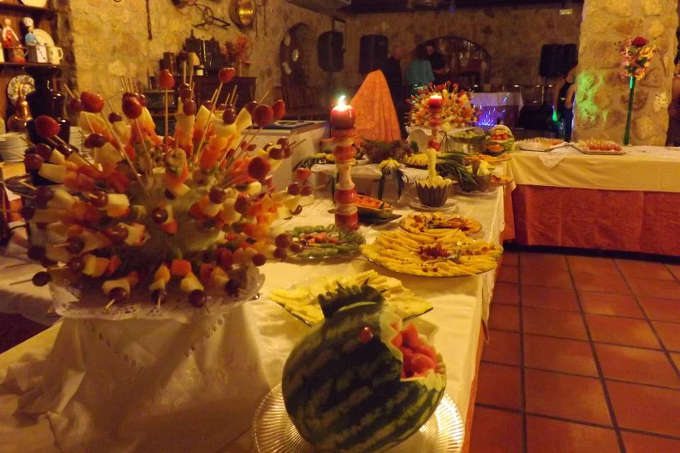 Mesa de frutas