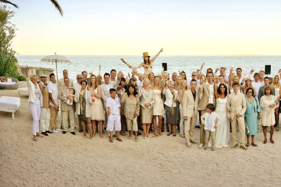 Boda en la playa